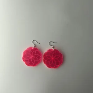 Flower Green earrings