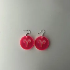 capricon red earrings