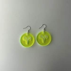 capricon green earrings