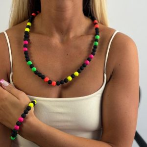 Quad Color Dots Necklace