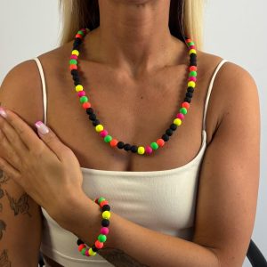 Rainbow Noir Necklace
