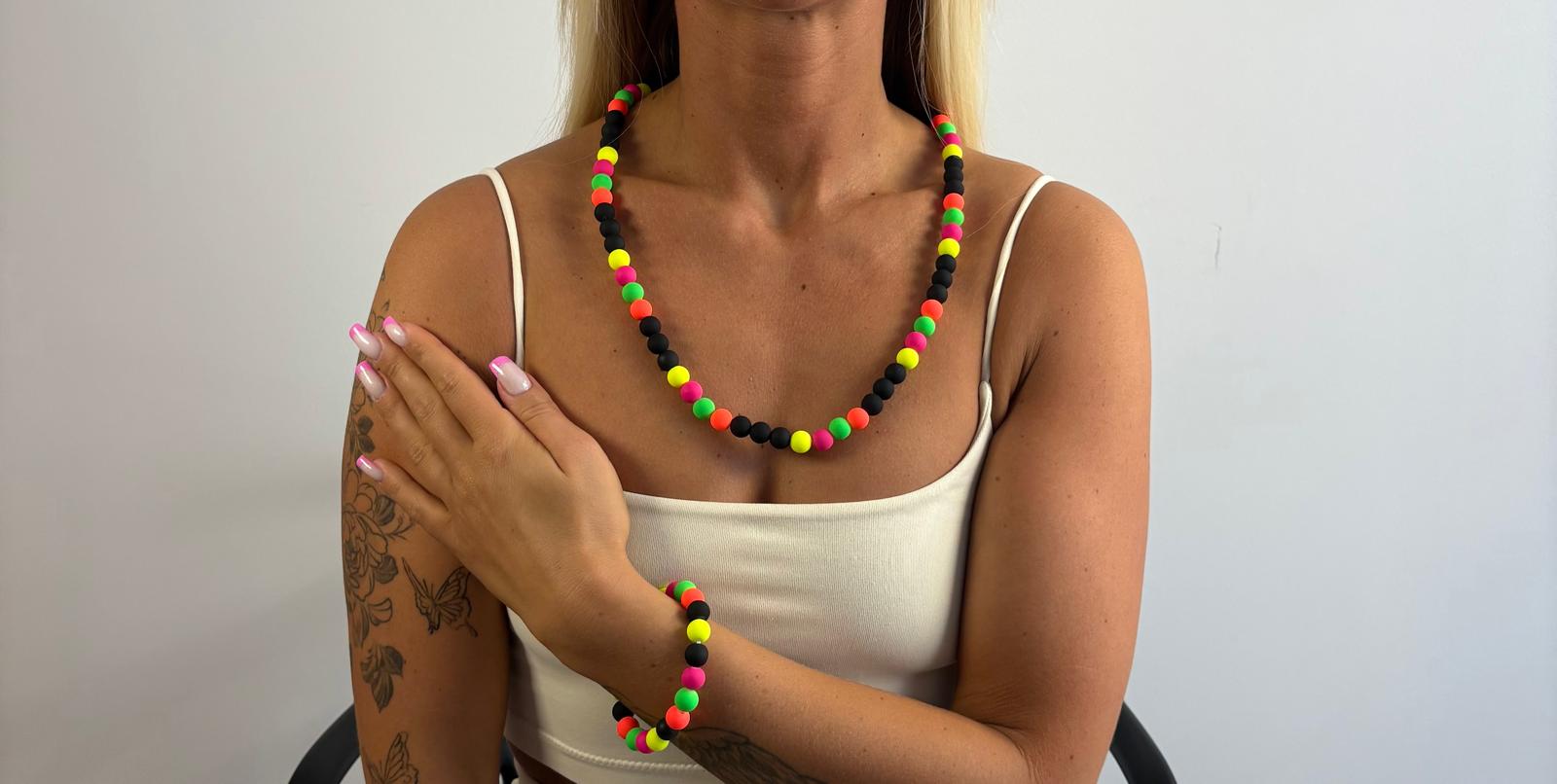 Rainbow Noir Necklace